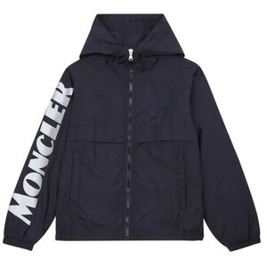 Moncler Boy's Saxophone Logo-Print Hooded Jacket Size 14